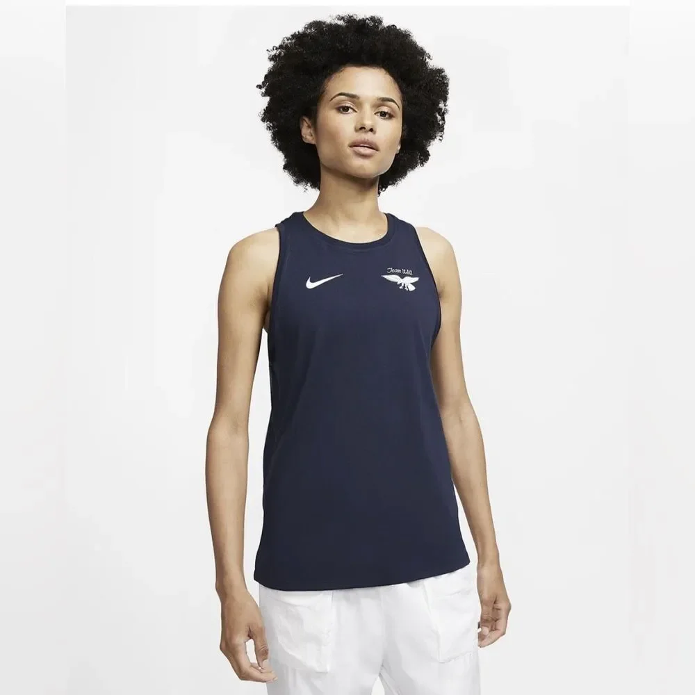 Nike team USA move to zero navy tank top